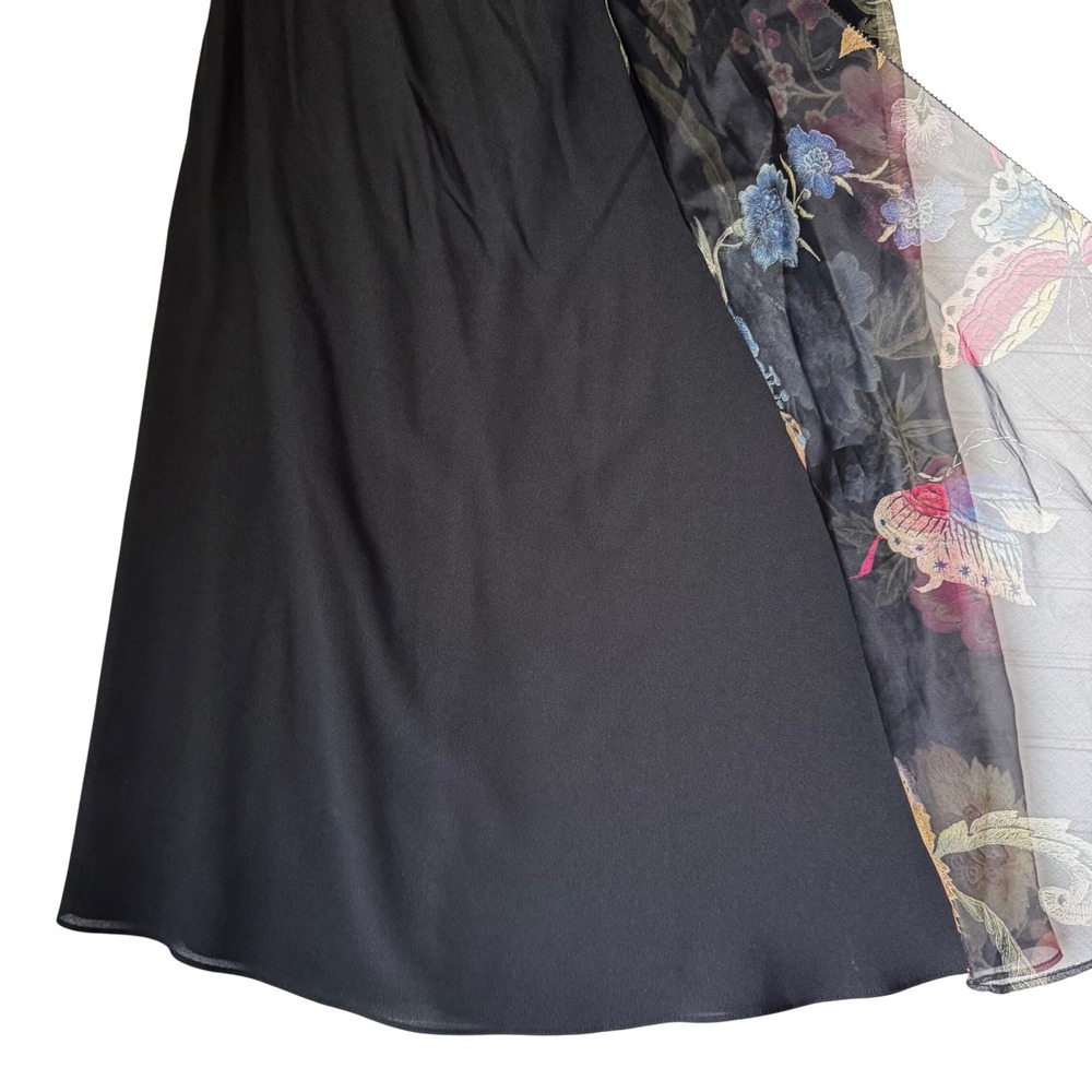 DDER Silk Chinese Style Floral Sleeveless Dress Women's M fairy goth‎ flows - Picture 4 of 14